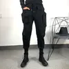 Owen Seak Erkekler Sıradan Harem Pantolon High Street Giyim Hip Hop Kargo Ayak Bileği Uzunluk Pantolon Erkek Giyim Eşekleri Bahar Siyah