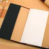 1 Leather PU Cover+2 Notebook+1 Wood Pencil Stationery Retro Office Business Note Book Blank Diary Paper Traveler Notepad Supply