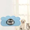 Pet Placemat Dog Bowls Holder Waterproof Pet Mat For Dog Cat Silicone Food Pad Pet Bowl Drinking Mat Dog Feeding Placemat Easy Washing