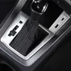 Car Styling Center Console Gearshift Decorative Panel Sticker For Audi Q3 2019 LHD Stainless Steel Interior Accessories