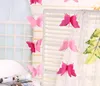 Vlinder papier getrokken bloem decoratie bruiloft navidad party backdrops baby shower verjaardag festival diy