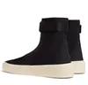 Martin Laarzen Tij Dikke Bodem High-Top Sneakers Zwart Stretch Doek Slip-on Sokken Schoenen Europese en Amerikaanse Persional Fashion Boots