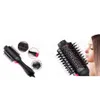 3 In1 One Step Hair Dryer and Volumizer Brush Straightening Curling Iron Comb Electric Hair Brush Massage Comb RRA1701