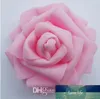 Handgjorda konstgjorda skum Rose Flower Heads for Wedding Decoration Kissing Ball Gratis frakt