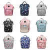 Enhörning häst flamingo print blöja ryggsäck mommy väska moderskap stor nappy väska bolsa maternida baby väska resor backpacks baby care wetbag