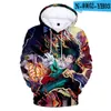 2019 Cross-Border My Hero Academia My Hero Academy 3D Digital Print Hooded Sweater