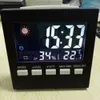 New 100% Brand Weather Station Alarm Clock Thermometer Wireless Temperature Humidity Meter