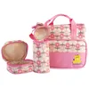 Diaper Bag for Girls and Boys - Large Capacity Baby Bag - Nappy Bag - Diaper Tote Set 5 Pieces