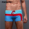 Nieuwe mannen zwemmen trunks heren zomer beachwear shorts creatief ontwerp strand badpak maillot de bain badpak heet