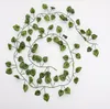 Artificiale MappleLeaf Foglie di edera Foglie di vite d'uva 12 pezzi / borsa Foglie di fogliame di Parthenocissus per decorazioni da giardino di casa