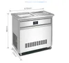 Refrigerazione commerciale completamente automatica Macchina per yogurt con ghiaccio fritto Macchina per yogurt fritto automatica Macchina per gelato Roll Ice Cream