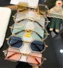 Luxury- New fashion popular sunglasses irregular frame with special design lens legs wearing woman favorite type top quality 146s