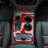 ABS Red Gear Shift Panel Dekoration Abdeckung für Grand Cherokee 2016 UP Hochwertige Auto-Innenausstattung