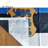 Morówka Estonia Flag 3 * 5FT (90cm * 150 cm) Poliester flaga Dekoracja Transparent Latający Dom Ogród Flaga Świąteczne Prezenty