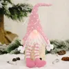 Christmas Faceless Doll Glowing Pendant Merry Christmas Decor Long Leg Xmas Tree Hanging Ornament 5 Patterns6142967