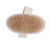 Dry Skin Body Soft Natural Bristle SPA the Brush Wooden Bath Shower Bristle Brush SPA Body Brush without Handle