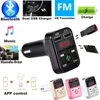 B2 Bezprzewodowy Bluetooth Multifulction Nadajnik FM USB Ładowarki samochodowe Adapter Mini MP3 Player Kit Holders TF Karta Zestawy Zestaw Głośnomówiący Modulator