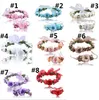 Hot sale 8 colors fashion bride's hair wreath children artificial Flower Headband Bracelet decoration Wreath T3I0315