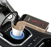 G7 coche inalámbrico Bluetooth MP3 transmisor FM modulador 2.1A cargador de coche Kit inalámbrico soporte manos libres con cargador de coche USB