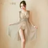 Femmes De Luxe Designer Pyjamas Sexy Dentelle Lingeries Body Robe Collant Saw Mujer Ropa Intérieur Sexy Juguetes Femmes Sexuales282l