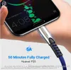 5A USB Type C быстро зарядка кабели USBC Type-C Cone Phone Charger Micro USB Кабель для S10 S8 Примечание 9 8 Huawei