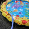 Barn leker mattor utomhus uppblåsbara sprinkler kuddar vatten roligt spray matta stänk vatten mattor toddler baby swimming pool dhw3656