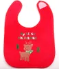 Baby Bib Baby Kerstmis Bib Geborduurde Waterdichte Bib Handdoek / Baby en Kinderen Saliva Handdoek Baby Bibs