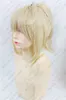 298 Fate Stay Night Saber Cosplay Wig light Gold/blond Color Clip Ponytail