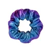 Bronzing Colorful Elastic Hair Rope Laser Fashion Glitter Ponytail Holder Scrunchie Elastics Hairband 20 colors2287308