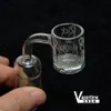 Sandblasted Dymienie Akcesoria Quartz Banger Krawcowa Krawędzi Nail 10mm 14mm 18mm Mężczyzna Kobieta 45 90 Paznokci dla Bong 755