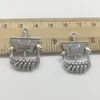 Hurtownie 80 Sztuk Dragon Boat Antyczne Srebrne Charms Wisiorki Biżuteria DIY Na Naszyjnik Bransoletka Kolczyki Retro Styl 26 * 21mm