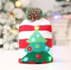 Ny Led Christmas Strikkad Hatt Kid Vuxna Santa Claus Snögubbe Reindeer Elk Festivaler Mössor Xmas Party Gifts Cap Sn2665