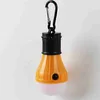 5 Colors 3LED Camping Lamp Emergency Lights Outdoor Tent Lamps Christmas Decoration Hanging Lights Portable Lanterns ZZA2338 200Pcs