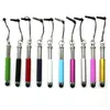 Universal Retractable Capacitive Mini Stylus Touch Screen Pen with Dust Plug for Tablet PC Smart Phone 100pcs