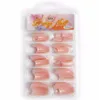 100Pcs Box Nude Pink Half Nail Tips South French Salon Acrylic Nail Art False Tips For Manicure For Salon Build3453757