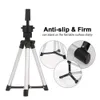 Adjustable Wig Stand Hairdressing Tripod Stand Training Mannequin Head Holder Clamp Hair Wig False Head Model Stands267r