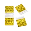 100pcs/lot Smile Printing Small Size Self Sealing Zip Lock Bags Jewelry Package Plastic Zipper Packaging Bags