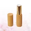 2pcs 3.8g Women Empty Bamboo Lipstick Balm Tubes Rustic Lip Gloss Storage Container for Ladies and Girls