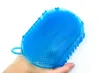 Guantes de baño exfoliación ducha cepillo de baño para limpieza corporal cepillo de masaje exfoliante de silicona envío gratis WB1288