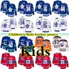 Montreal Canadiens Jersey Vancouver Canucks Edmonton Oilers 97 Connor McDavid 16 Mitchell Marner 91 John Tavares 34 Auston Matthews hockeyshirts voor kinderen