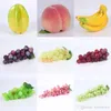 Espuma decorativa Falso fruto Apple Leamon pêssego DIY plástico Artificial Fruit Para Casa Decor Acessórios Fotografia Props