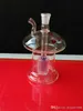 Svampfilter Hookah Glas Bongs Tillbehör, Glas Rökpipor Färgrik Mini Multi-Colors Handrör Bästa Sked Glas