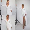 Beach Eva Lendel Abiti a sirena Abiti da sposa sexy con scollo a V in pizzo a maniche lunghe Abito da sposa con spacco alto vestidos de novia