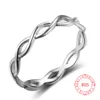 twisted sterling silver ringar