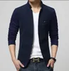 Nowy Wysokiej Jakości Casual Patchwork Blazer Men Slim Fit Stand Stand Collar Mens Kurtki i Płaszcze Brand-Clothing Costume Homme