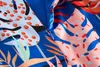 Мода Цветочный принт Женщины Платье-футляр с круглым вырезом с рукавами Повседневные платья 04K874