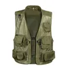 Outdoor Men Camping Hunting Fishing Hiking Vest Amphibious Multi Pockets Tactical Vest Men Quick Dry Mesh Camouflage Clothes9003711