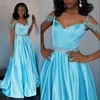 robes de bal junior bleues