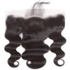 Cabelo virgem brasileiro hd 13x4 renda frontal com onda corporal de cabelo de bebê 13 por 4 frontais 10-24 polegadas atacado