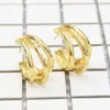 Fashion Korean gold silver Circles Hoop Earrings for women Bijoux Jewelry Women Jewelry Gif